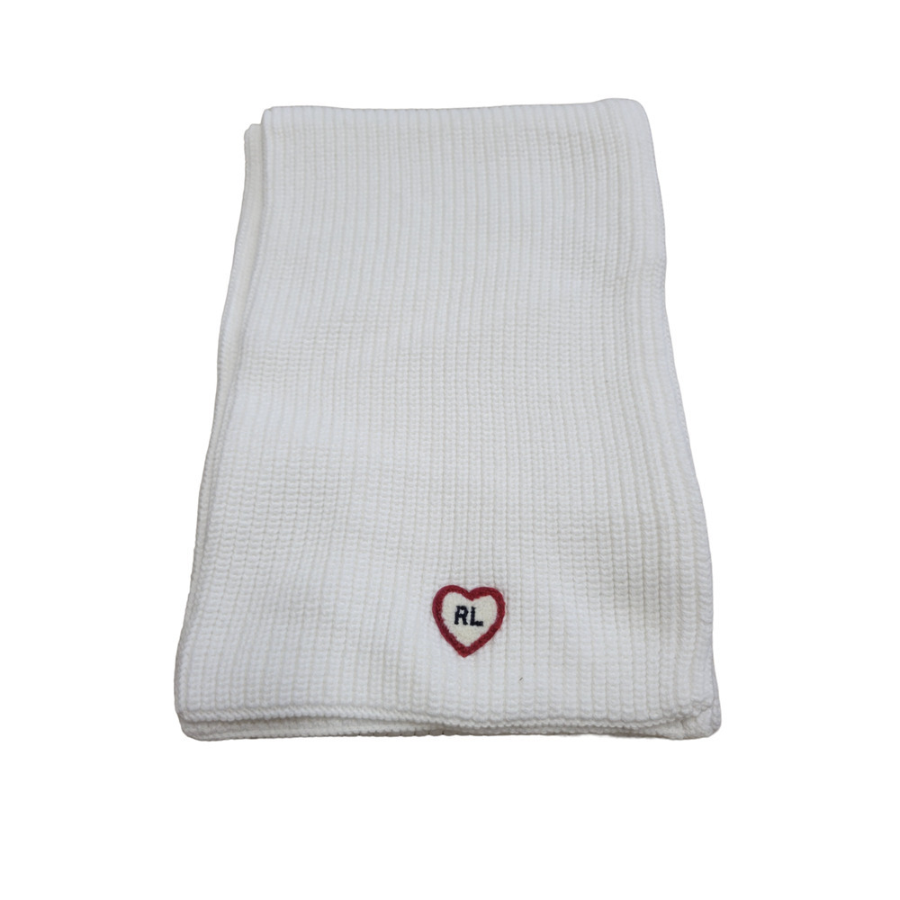 Polo Ralph Lauren Hearth Patch Scarf 40" x 5.5"
